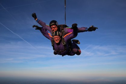 Robert Corn-Revere skydiving