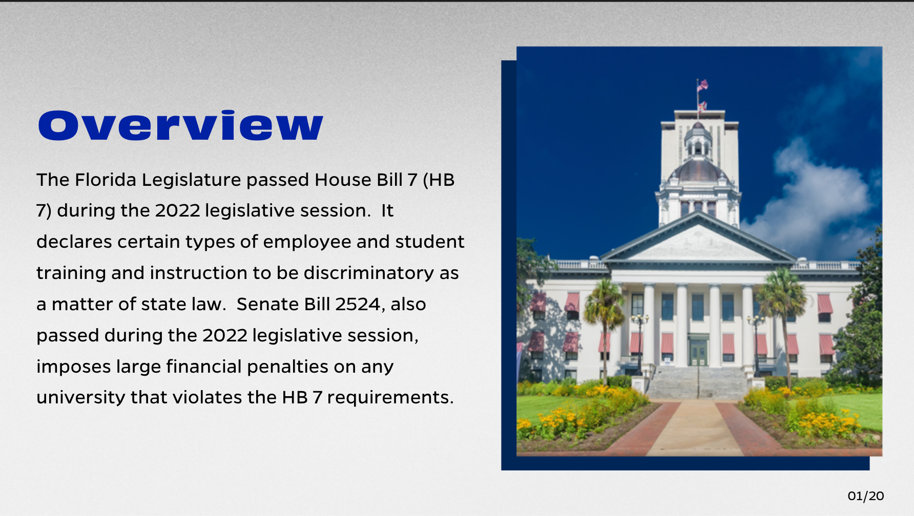 University of Florida’s chilling message to faculty Abide by House Bill 7 because our funding’s