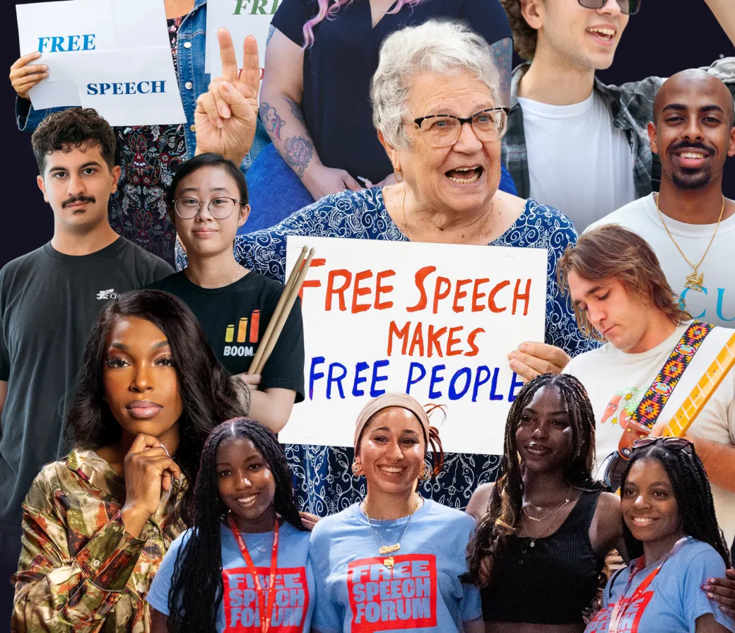 Cover of the Fall 2025 issue of the FIRE Quarterly, showing a collage of FIRE clients from cases we fought over the summer.