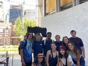 FIRE summer interns at Liberty Bell in Philadelphia