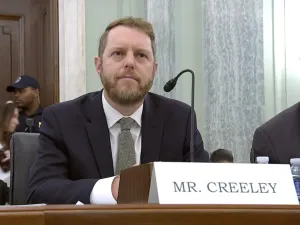 Will Creeley at a U.S. Senate hearing on October 29, 2025