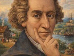 Original lithograph (1851) by Peter Kramer, edited using ChatGPT.