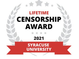 Syracuse Lifetime Censorship Award 2021