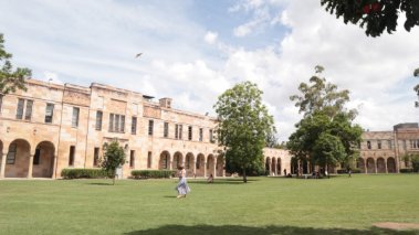 The Great Court at University of Queensland in Brisbane, Australia.