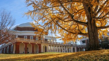 University of Virginia campus in fall