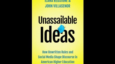 The cover of the book "Unassailable Ideas."
