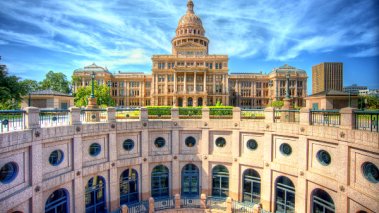 Texas State Capitol building in Austin, Texas.