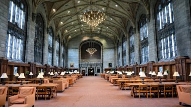 The University of Chicago's William Rainey Harper Memorial Library