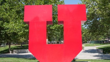 Giant Red U at University of Utah