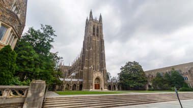 Duke Chapel at Duke University in Durham, North Carolina.