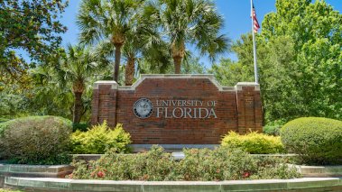 1 / 1 – Brick sign of University of Florida