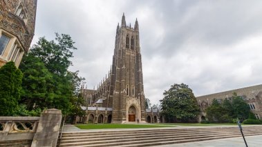 Duke Chapel at Duke University in Durham North Carolina