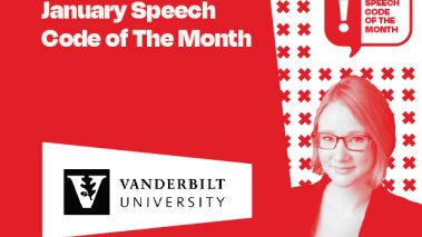 Vanderbilt University has earned FIRE's Speech Code of the Month for January 2022.