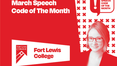 Speech Code of the Month March 2022 Fort Lewis College featured image