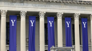 Yale University banners