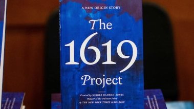 Book cover "The 1619 Project"