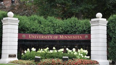University of Minnesota campus sign