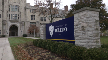 University of Toledo sign