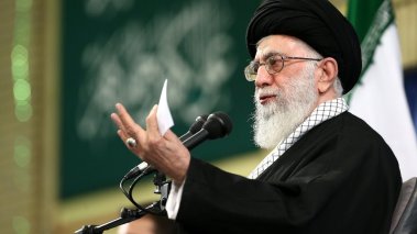 Khamenei speaking to Iranian Air Force personnel, 6 February 2016 