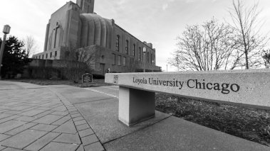 Loyola University Chicago sign 