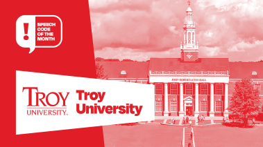 Speech Code of the Month Jan 2023 Troy University