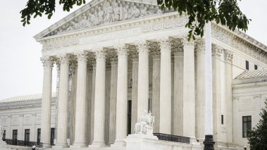 Exterior view of the United States Supreme Court on June 26, 2023 