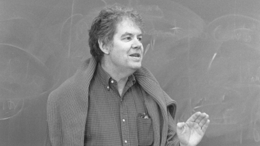 Steve Shiffrin lecturing in a college classroom