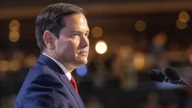 Florida Senator Marco Rubio speaking at the 2024 Republican National Convention
