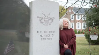 FIRE client Gail Nazarene the campus of Alloway Township Schools