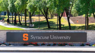 Syracuse University is a private research institution in New York