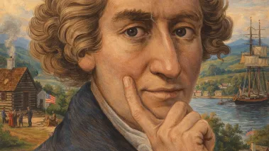 Original lithograph (1851) by Peter Kramer, edited using ChatGPT.