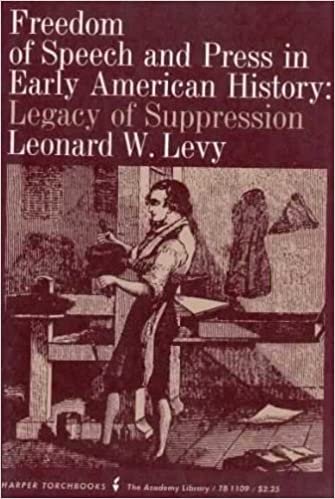 Freedom of Speech and Press in Early American History: Legacy of Suppression