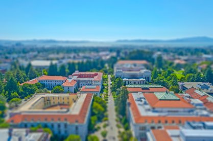 UC Berkeley Aerial Shot of Campus
