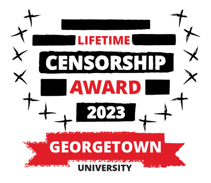 Georgetown lifetime censorship badge