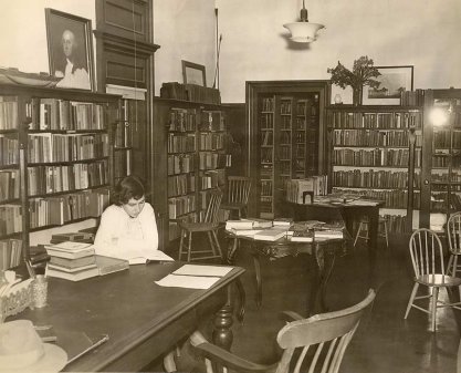 inside sturgis library reading room