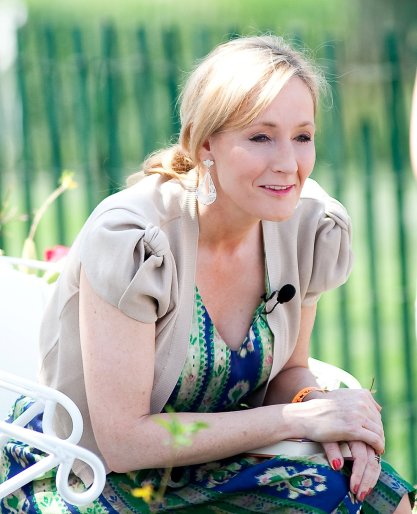 JK Rowling at the White House in 2010
