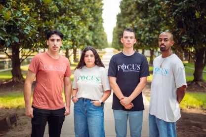 Members of Fellowship of Christian University Students at UT-Dallas