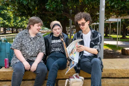 Student journalists of the UT-Dallas student newspaper The Regrograde