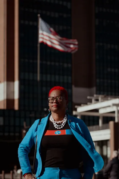 FIRE plaintiff Monica Meeks