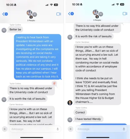 Iowa university screenshot