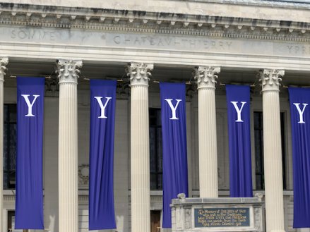 Yale University banners