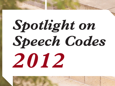 Spotlight on Speech Codes 2012