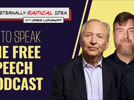 So To Speak episode 249 thumbnail featuring Larry Summers and Greg Lukianoff