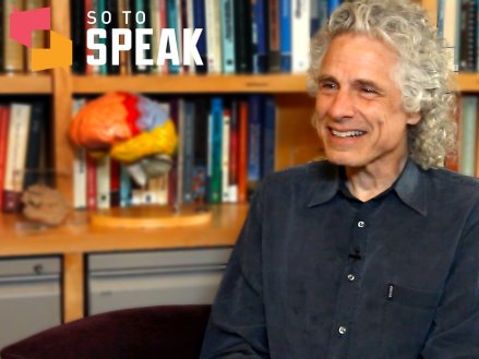 Harvard professor Steven Pinker