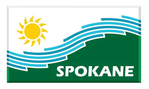 Poster illustration Spokane in Oregon