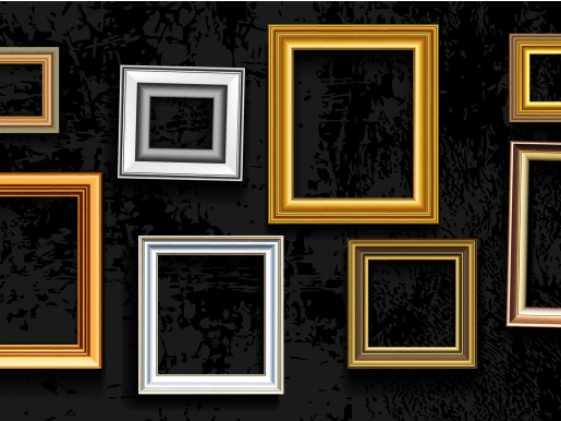 Black and Gold Frame Background Memorial PNG Add Photo -  Israel