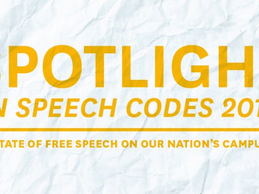 spotlight on speech code report 2016 cover
