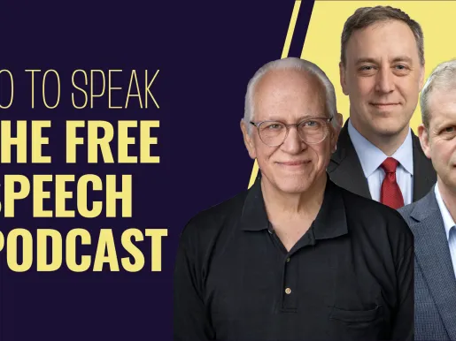 Thumbnail featuring Justin Pearson, Bob Corn-Revere, and Eugene Volokh