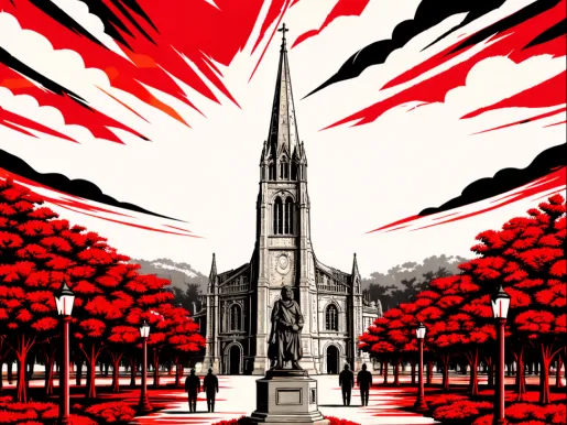 Illustration of Williams College created using ChatGPT