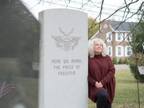 FIRE client Gail Nazarene the campus of Alloway Township Schools